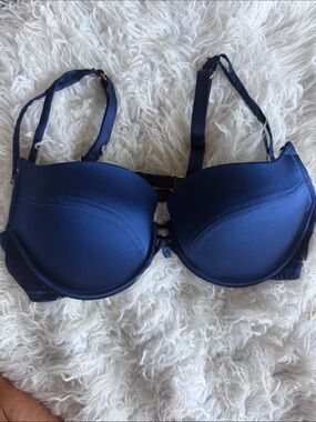 Honey Birdette Deep Navy Push-Up Bra with Underwire
